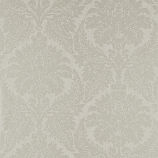 Malmaison Damask Wallpaper - Chalk - ZCON311994 - Zoffany - Premier Wallcovering