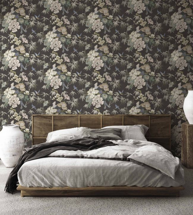 Maluku Wallpaper - Midnight - Arley House - MALUKU15 - Premier Wallcovering