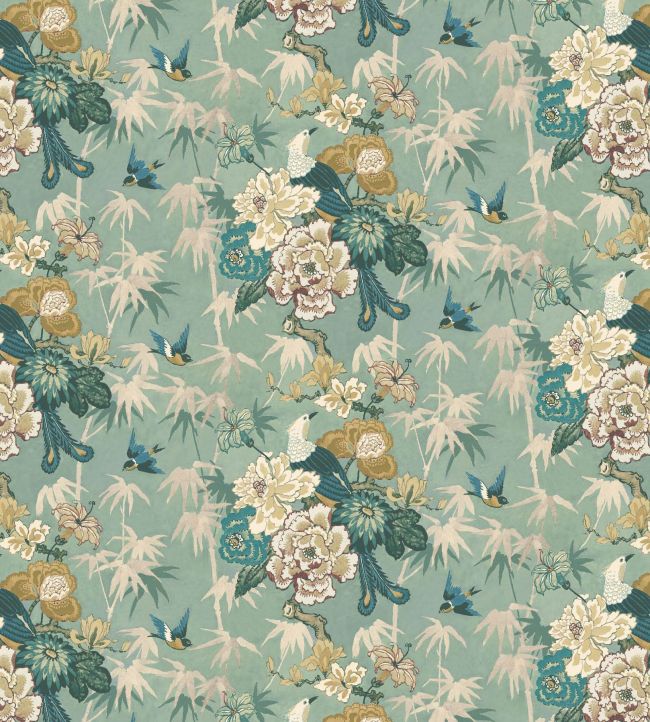 Maluku Wallpaper - Jade - Arley House - MALUKU2 - Premier Wallcovering