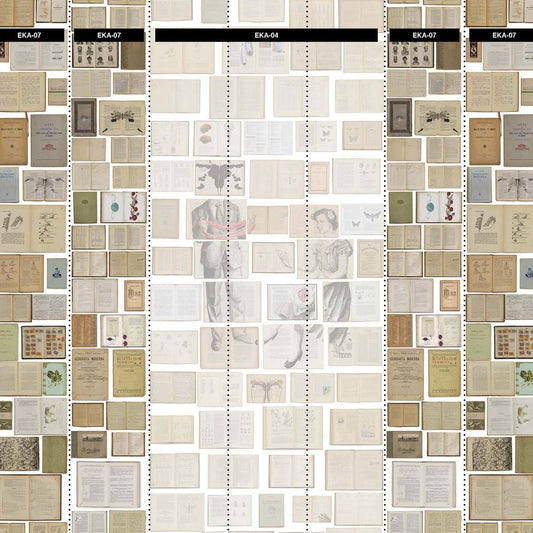 Man on Bicycle Wall Mural - Brown - NLXL - EKA - 03 - Premier Wallcovering