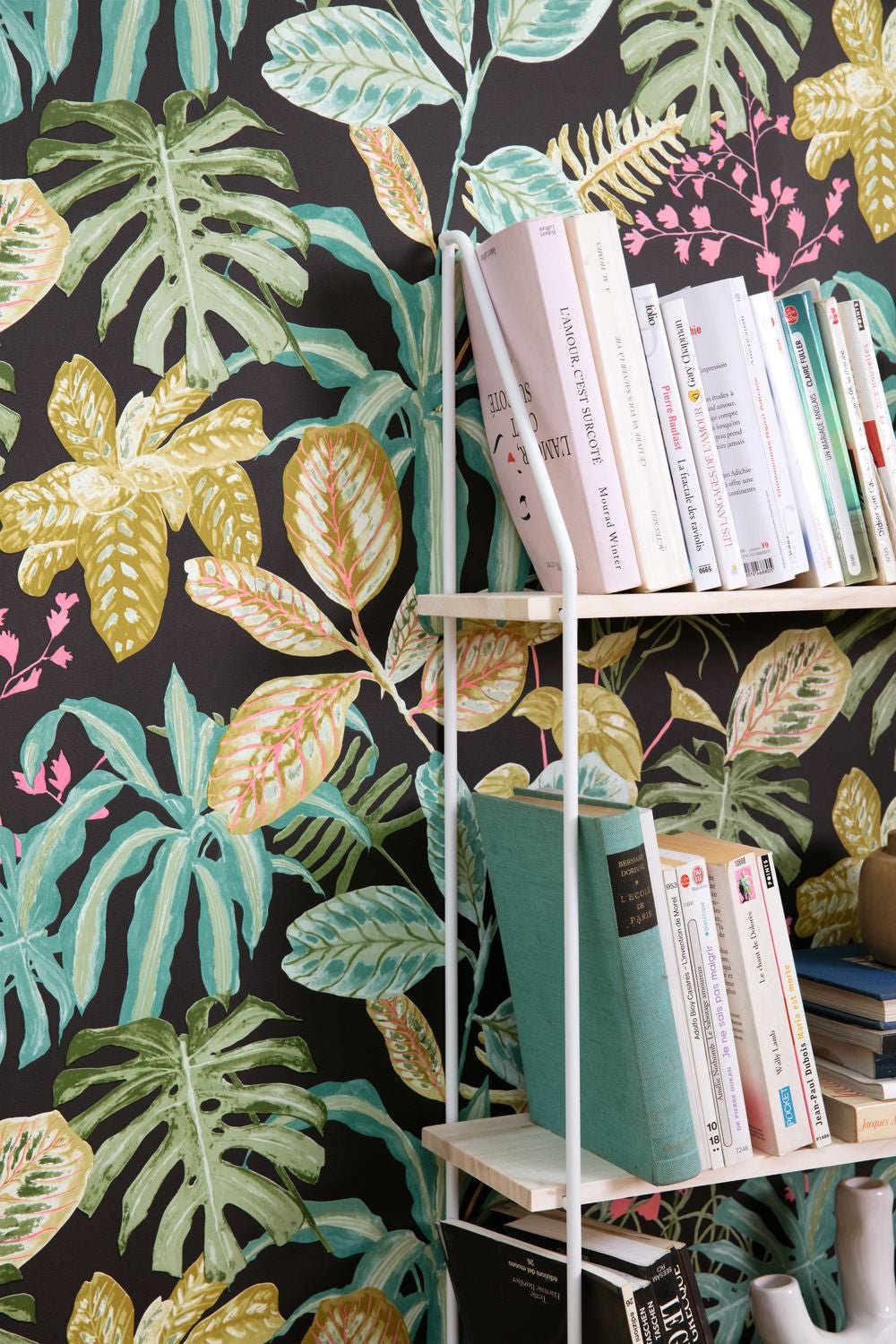 Manaus Wallpaper - Noir Multico - Caselio - 103897941 - Premier Wallcovering