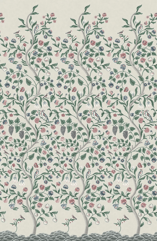 Mandalay Wallpaper Mural - Arbour - Little Greene - 0260MDARBOU - Premier Wallcovering