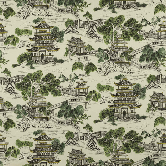 Mandarin Fabric - Mousse - Manuel Canovas - M4153-01 - Premier Wallcovering