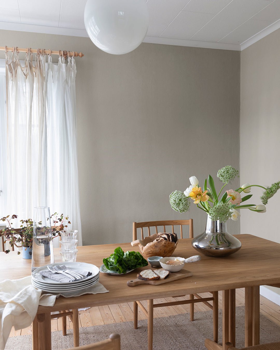 Mandel Wallpaper - Light Gray - Midbec - 77021 - Premier Wallcovering