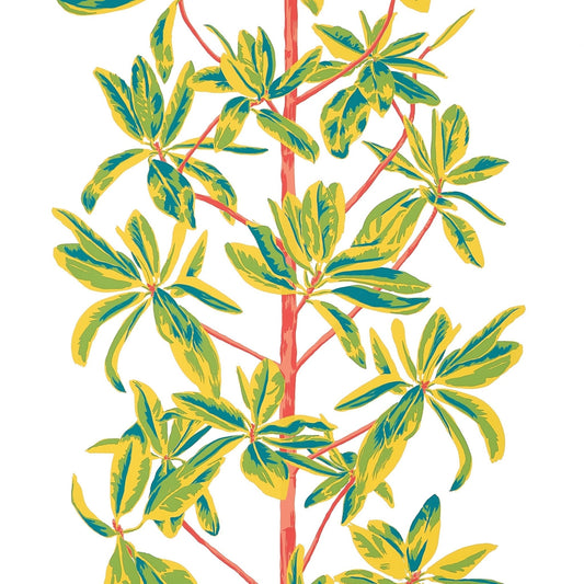 Mangrove Tree Wallpaper - Coral - Thibaut - T45036 - Premier Wallcovering