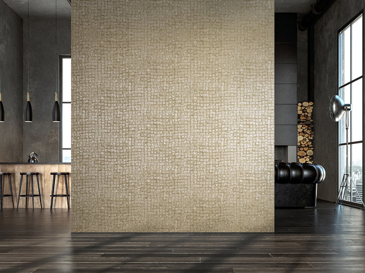 Manhattan Urban Classics Wallpaper - Brown/ Gold - Hohenberger - 64863 - Premier Wallcovering