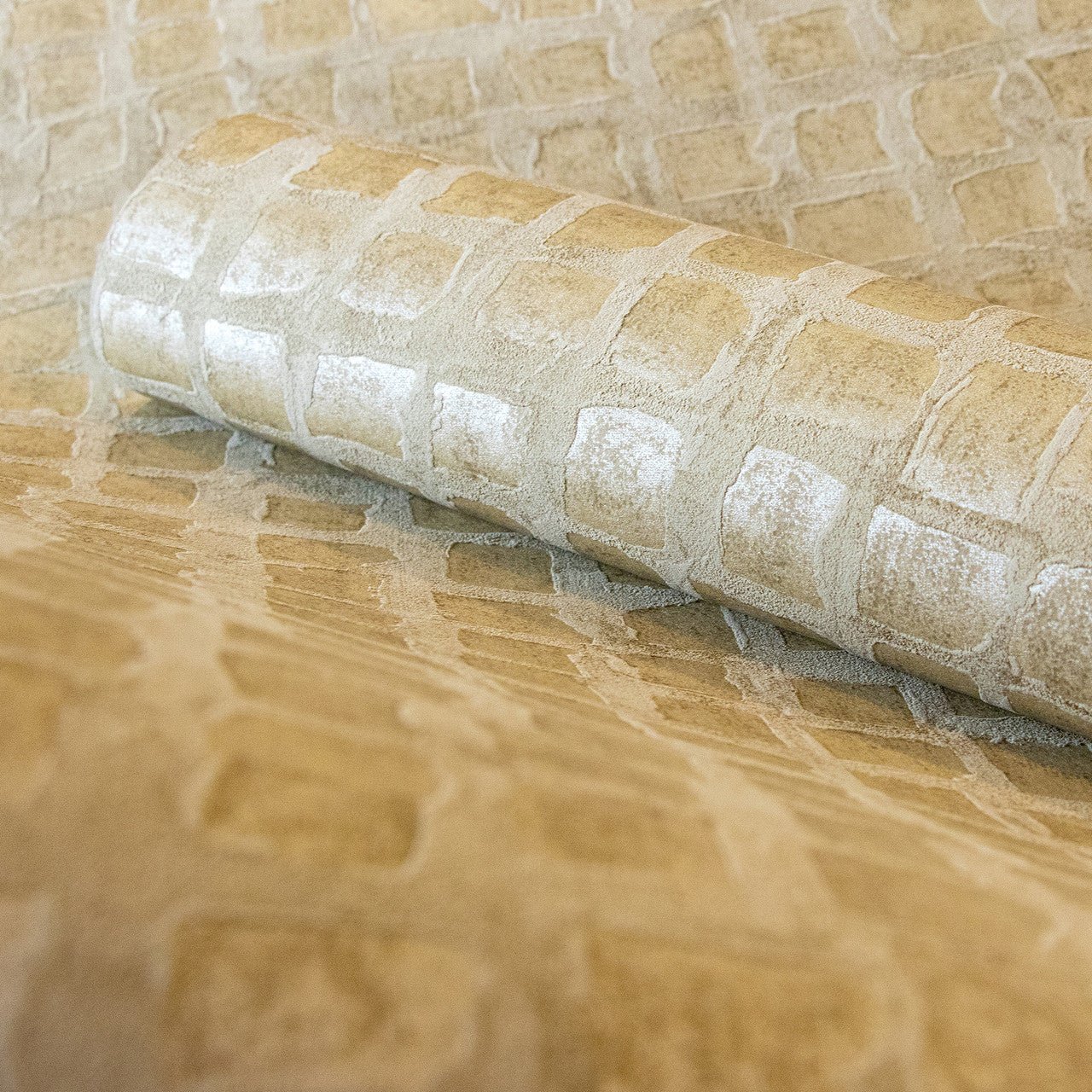 Manhattan Urban Classics Wallpaper - Brown/ Gold - Hohenberger - 64863 - Premier Wallcovering
