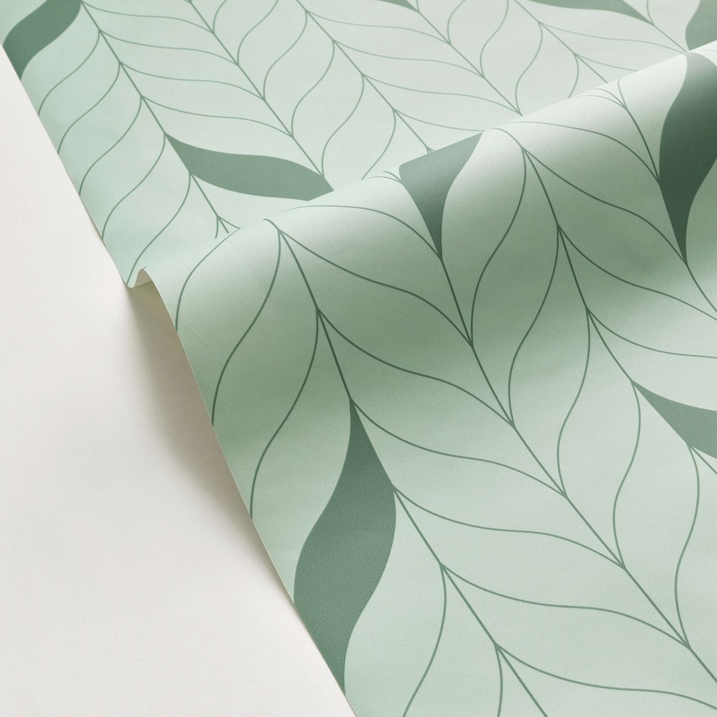Manille Wallpaper - Vert De Gris - Caselio - 103977211 - Premier Wallcovering