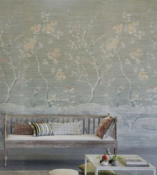 Manohari Grasscloth Wallpaper - Blossom - PDG1145/01 - Designers Guild - Premier Wallcovering