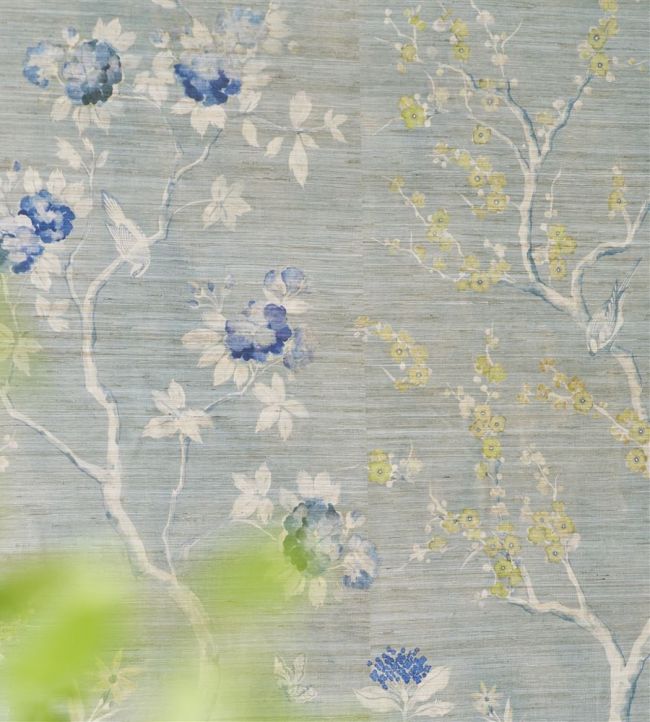 Manohari Grasscloth Wallpaper - Delft - PDG1145/02 - Designers Guild - Premier Wallcovering