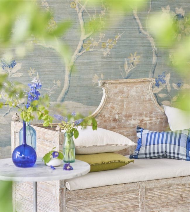 Manohari Grasscloth Wallpaper - Delft - PDG1145/02 - Designers Guild - Premier Wallcovering