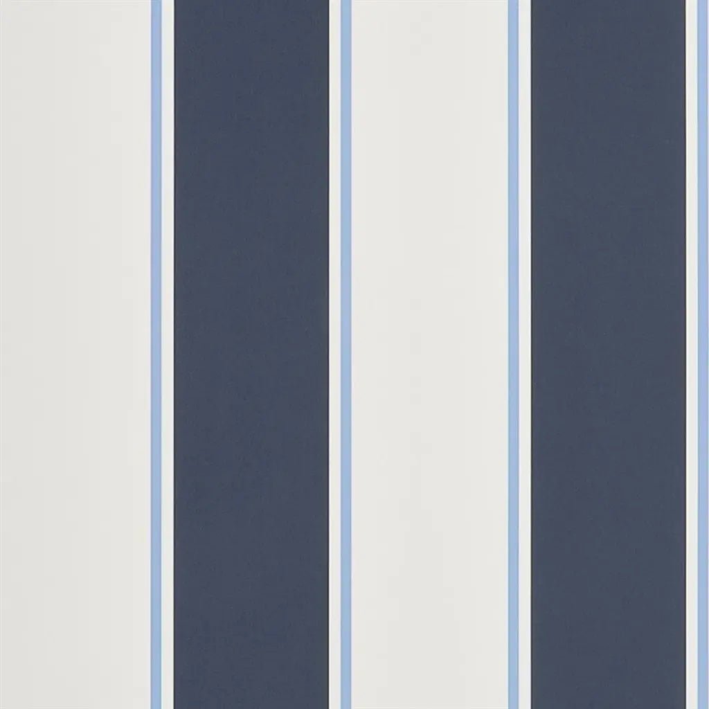 Mapleton Stripe Wallpaper - Midnight - Ralph Lauren - PRL703/03 - Premier Wallcovering