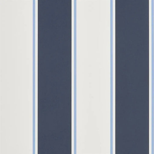 Mapleton Stripe Wallpaper - Midnight - Ralph Lauren - PRL703/03 - Premier Wallcovering