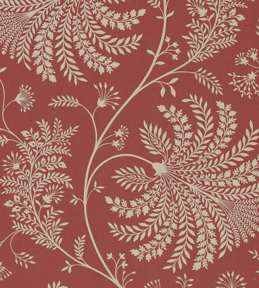 Mapperton Wallpaper - Russet/Cream - DART216339 - Sanderson - Premier Wallcovering