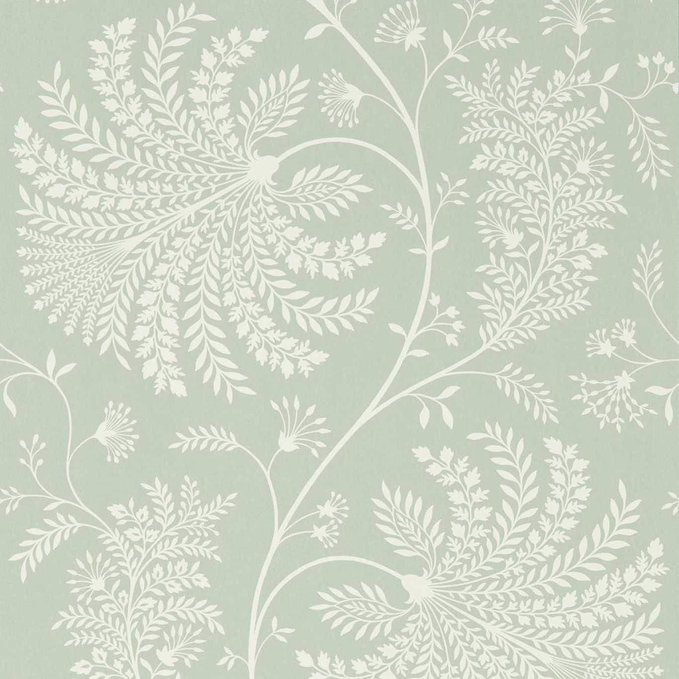 Mapperton Wallpaper - Sage/Cream - Sanderson - DART216341 - Premier Wallcovering