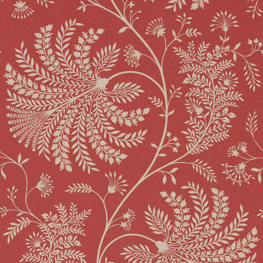 Mapperton Wallpaper - Russet/Cream - Sanderson - DART216339 - Premier Wallcovering