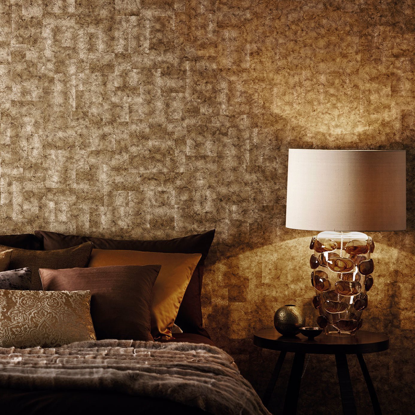 Marble Wallpaper - Sulphur - EREE110758 - Harlequin - Premier Wallcovering