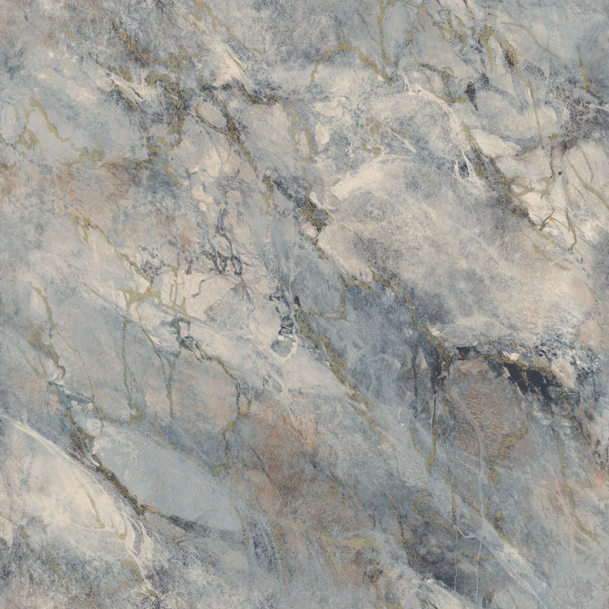 Marble Wallpaper - Blue - Belgravia - 6164 - Premier Wallcovering