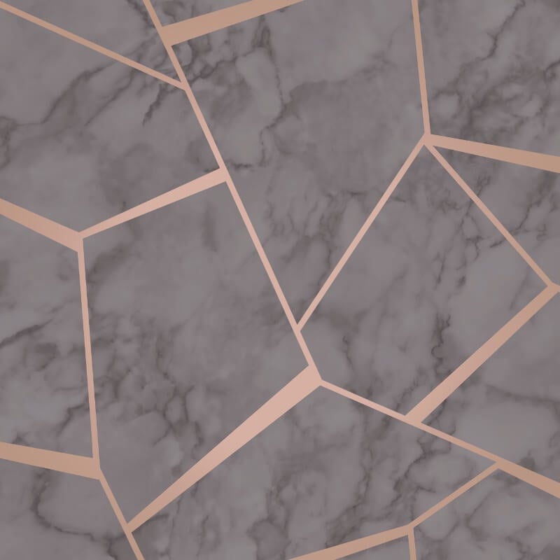 Marblesque Fractal Metallic Wallpaper - Charcoal - Fine Décor - FD42266 - Premier Wallcovering