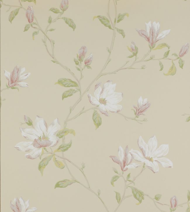 Marchwood Wallpaper - Ivory/Green - Colefax & Fowler - 07976/06 - Premier Wallcovering