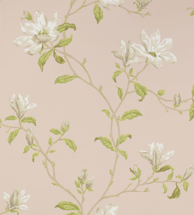 Marchwood Wallpaper - Shell Pink - Colefax & Fowler - 07976/10 - Premier Wallcovering