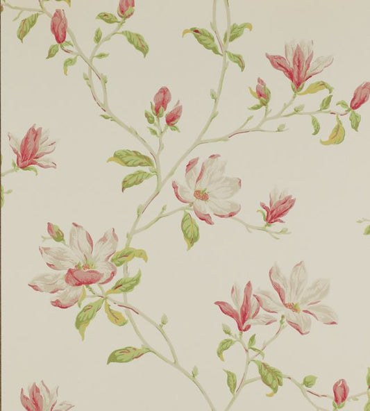 Marchwood Wallpaper - Pink/Green - Colefax & Fowler - 07976/01 - Premier Wallcovering