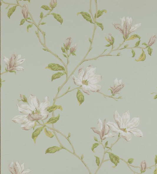 Marchwood Wallpaper - Aqua - Colefax & Fowler - 07976/02 - Premier Wallcovering