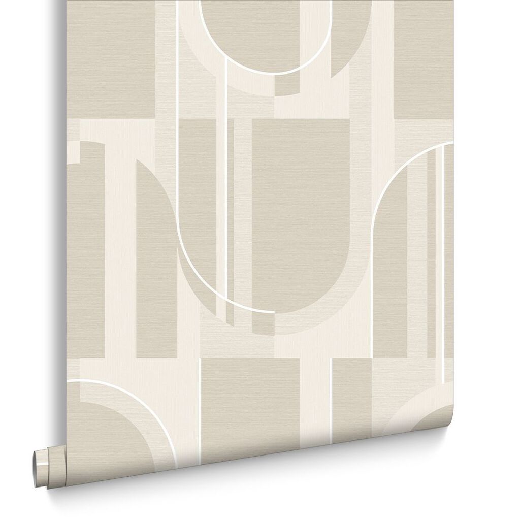 Marcia Wallpaper - Taupe - Graham & Brown - 118013 - Premier Wallcovering