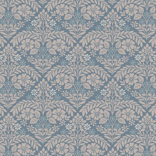 Margam Wallpaper - Newport Blue - Laura Ashley - 118489 - Premier Wallcovering