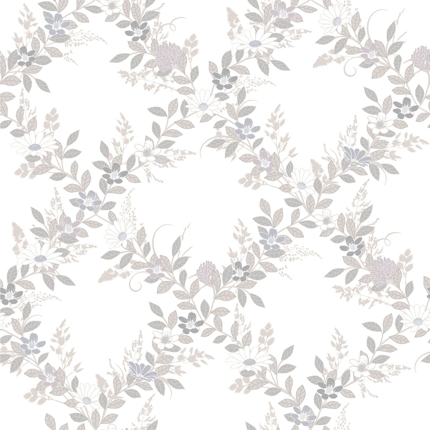 Margareta Wallpaper - Gray & Beige - Midbec - 92108 - Premier Wallcovering