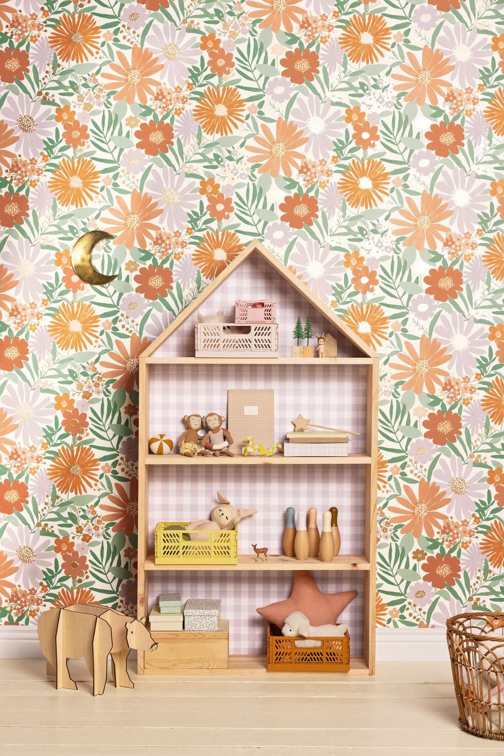 Marguerite Wallpaper - Blanc - Caselio - 104430547 - Premier Wallcovering