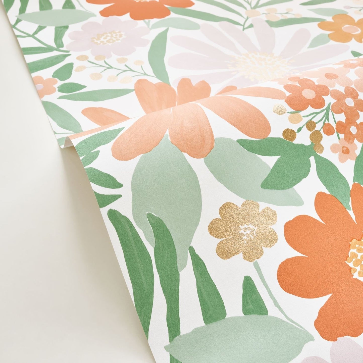 Marguerite Wallpaper - Blanc - Caselio - 104430547 - Premier Wallcovering