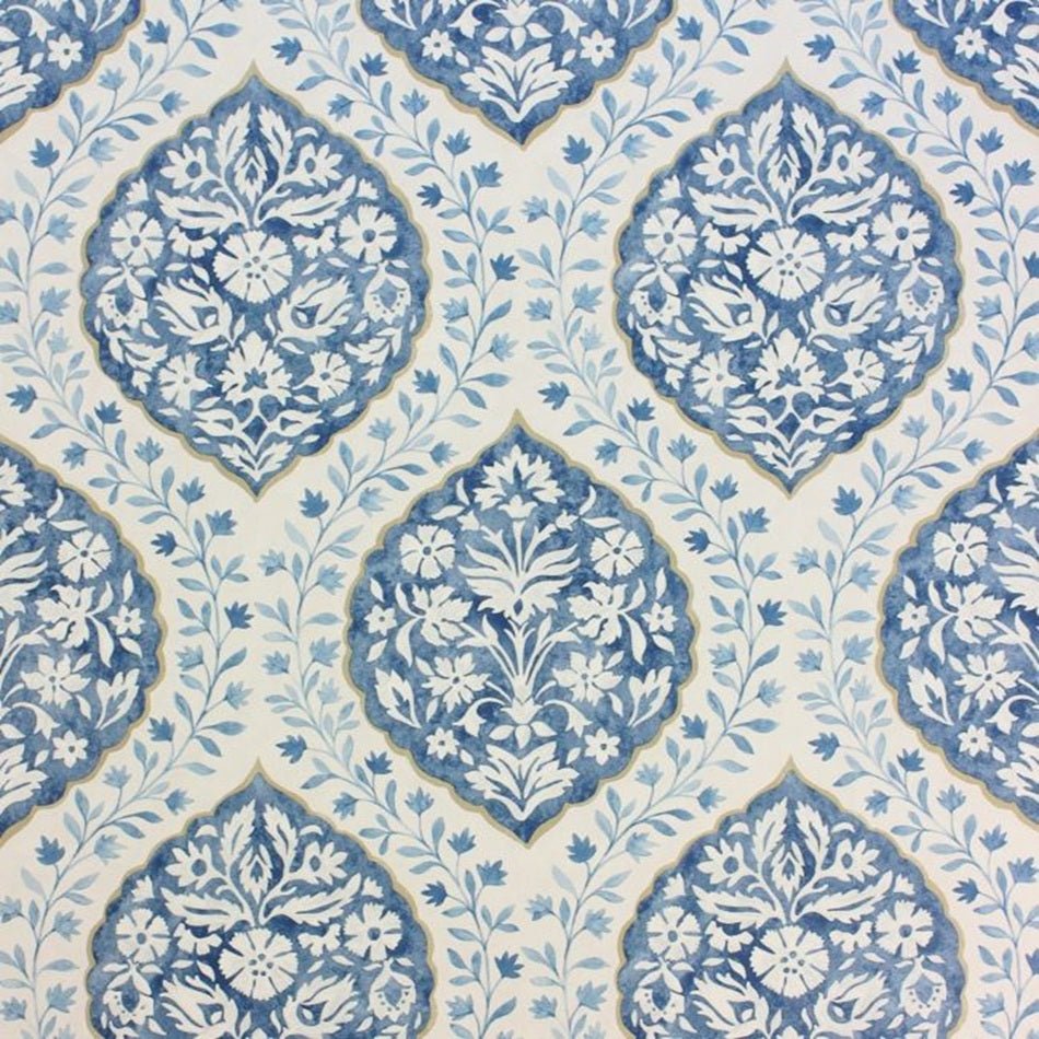 Marguerite Wallpaper - Indigo/Blue - Nina Campbell - NCW4304-06 - Premier Wallcovering