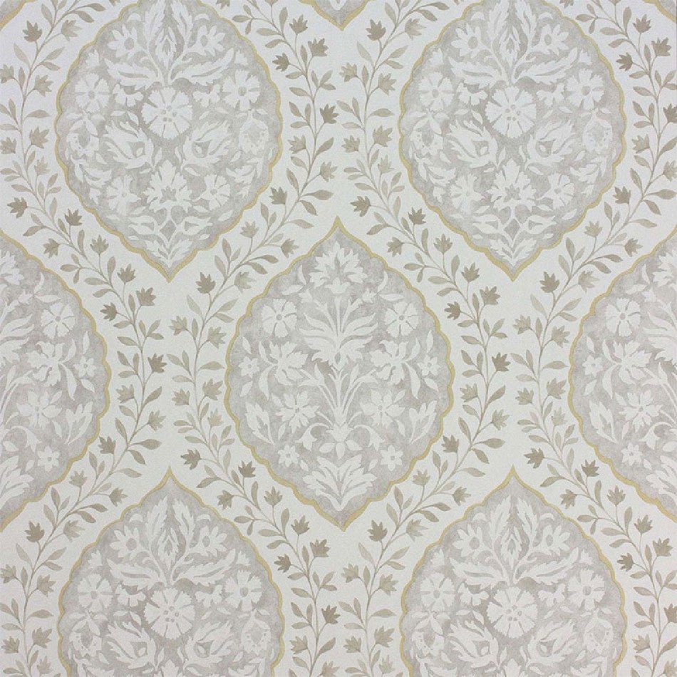 Marguerite Wallpaper - Grey/Dove - Nina Campbell - NCW4304-02 - Premier Wallcovering
