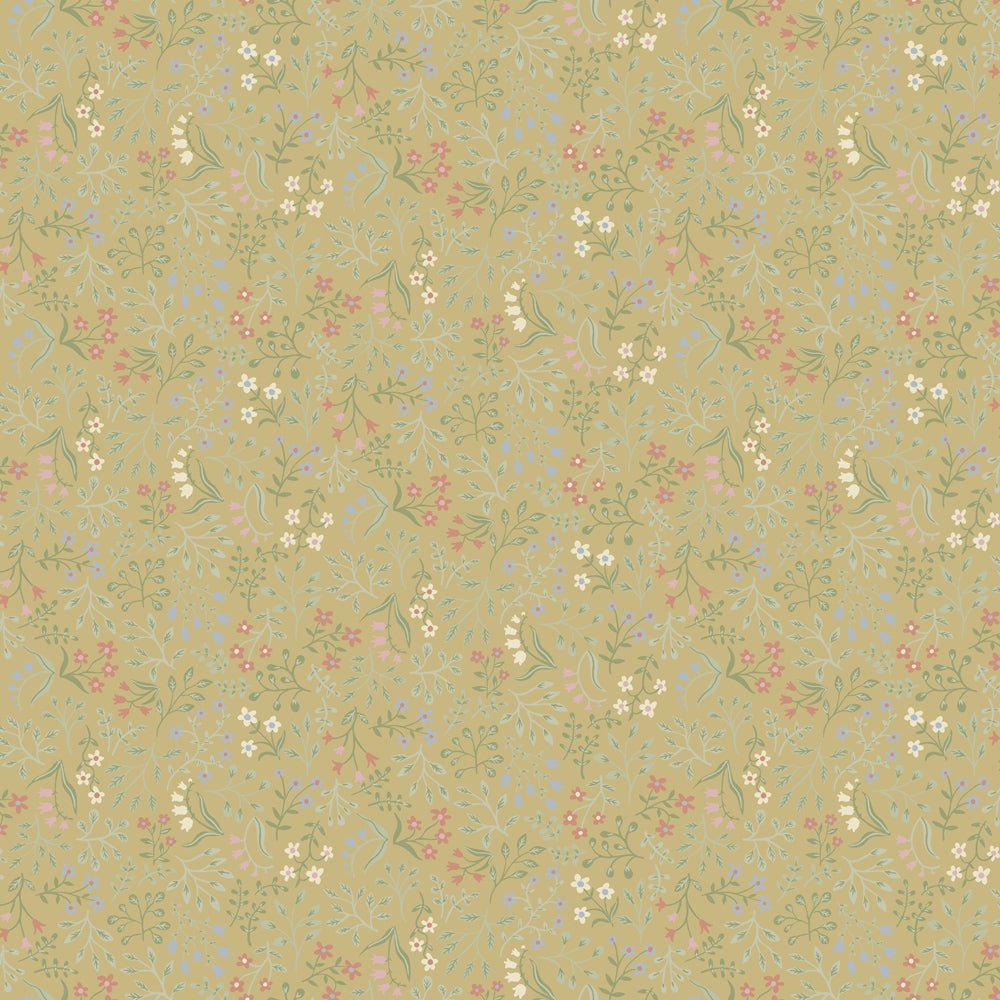 Marie Wallpaper - Yellow - Midbec - 13132 - Premier Wallcovering