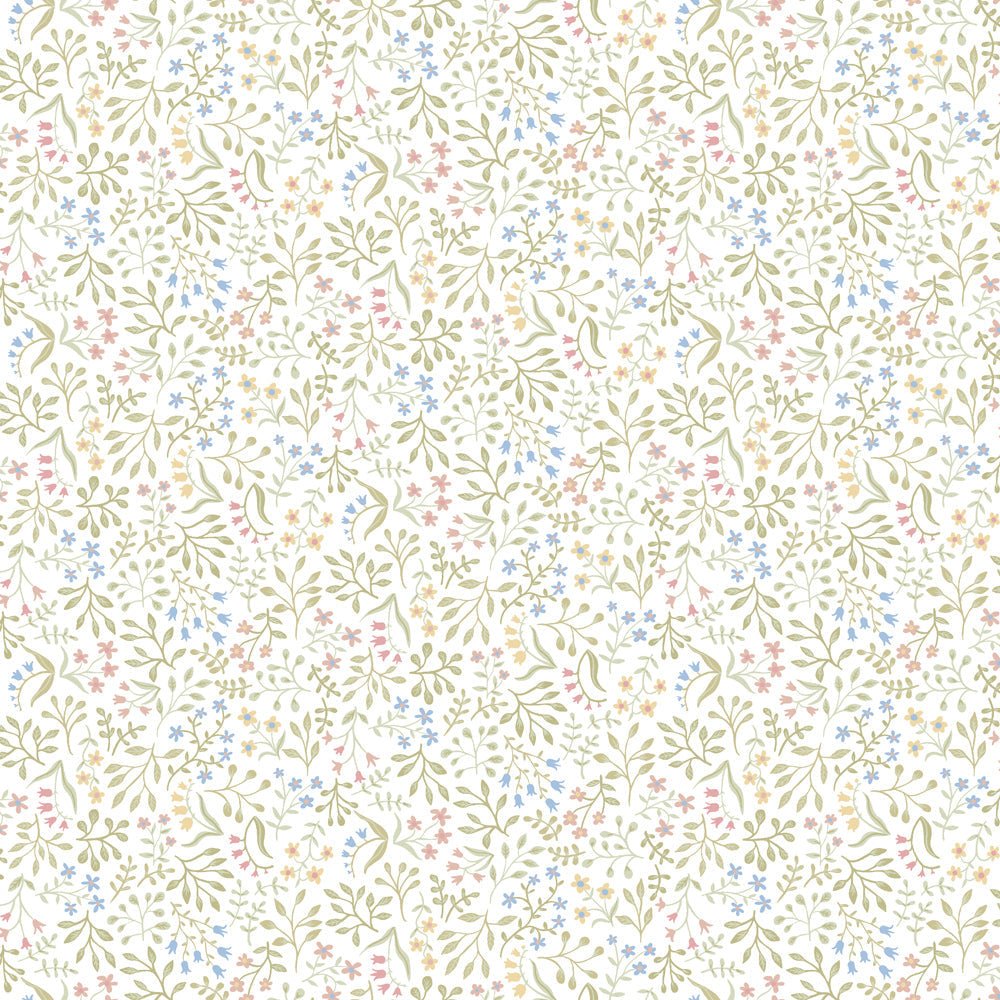 Marie Wallpaper - White - Midbec - 13130 - Premier Wallcovering