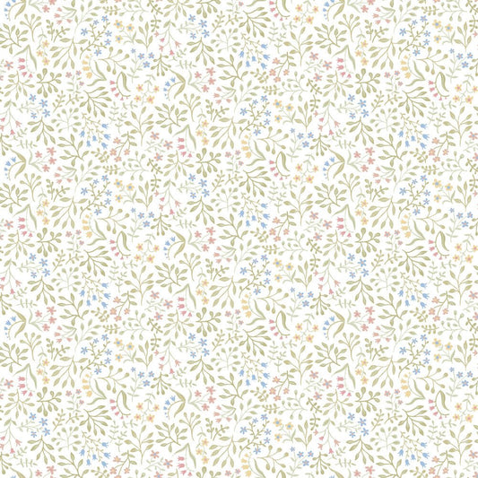 Marie Wallpaper - White - Midbec - 13130 - Premier Wallcovering