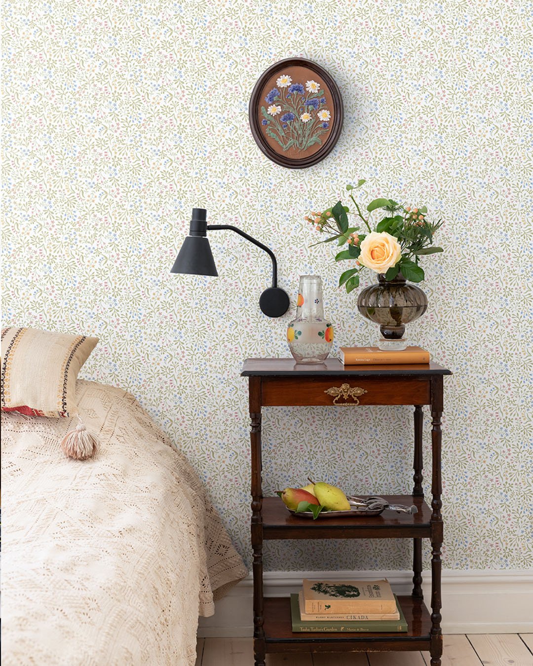 Marie Wallpaper - White - Midbec - 13130 - Premier Wallcovering