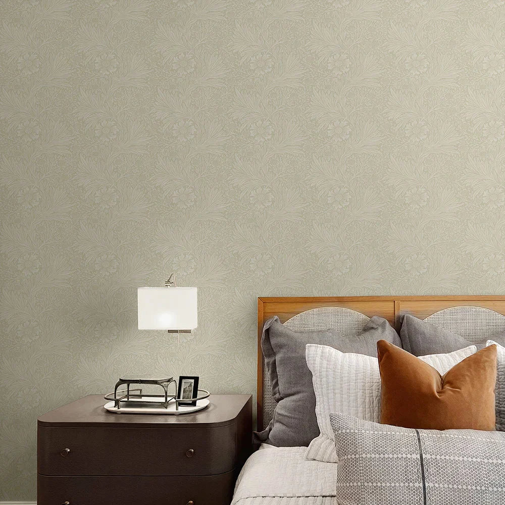 Marigold Garden Wallpaper - Neutral - NextWall - NW56405 - Premier Wallcovering
