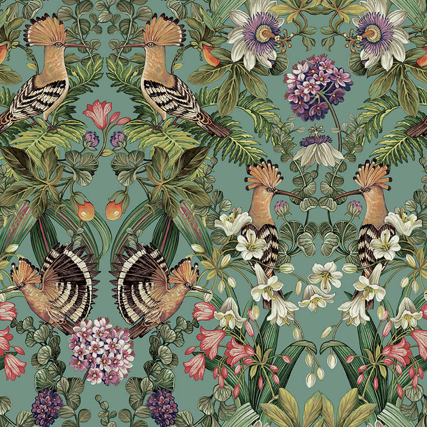 Marimo Wallpaper - Soft Teal - Holden Décor - 91563 - Premier Wallcovering