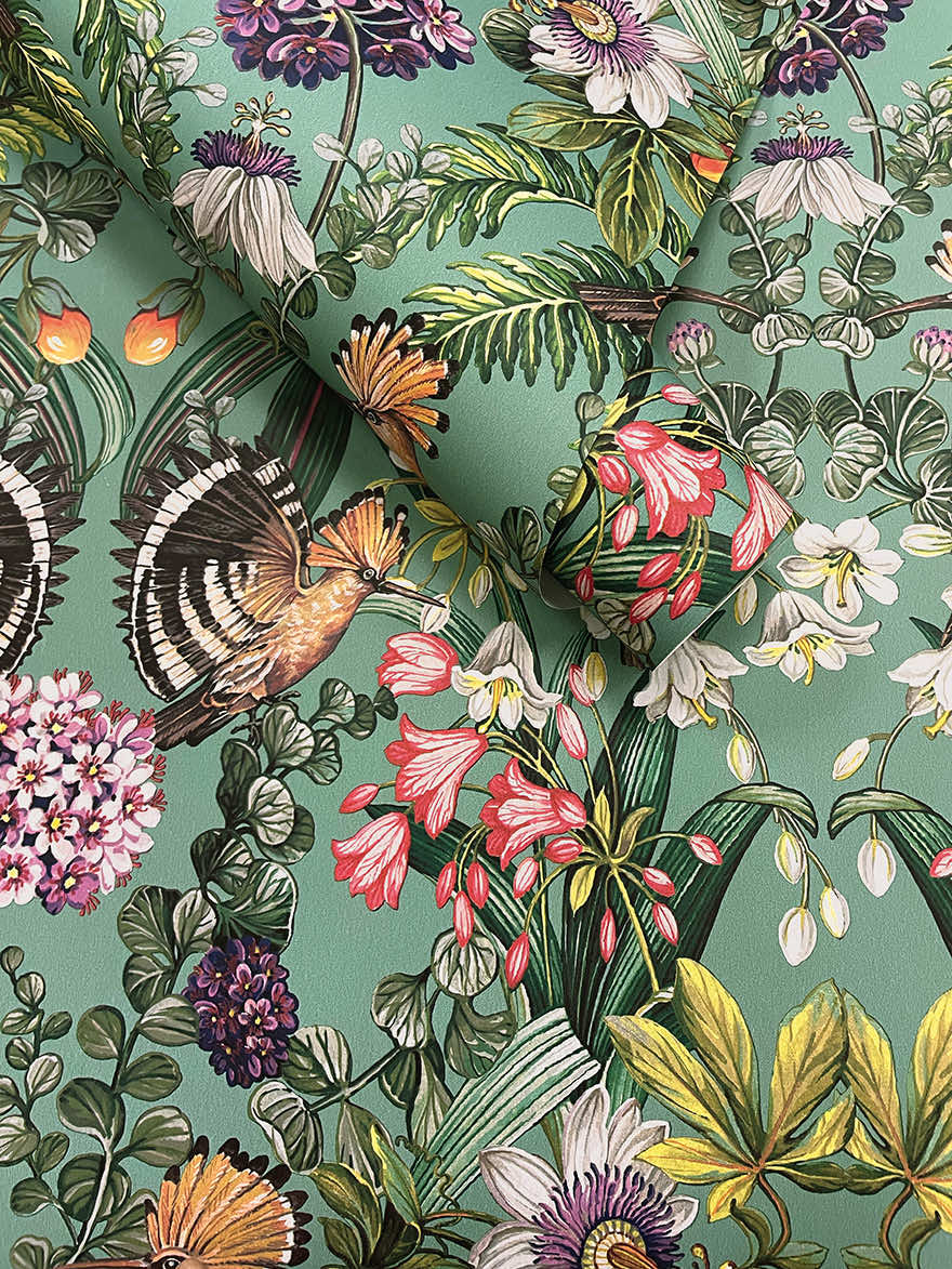 Marimo Wallpaper - Soft Teal - Holden Décor - 91563 - Premier Wallcovering