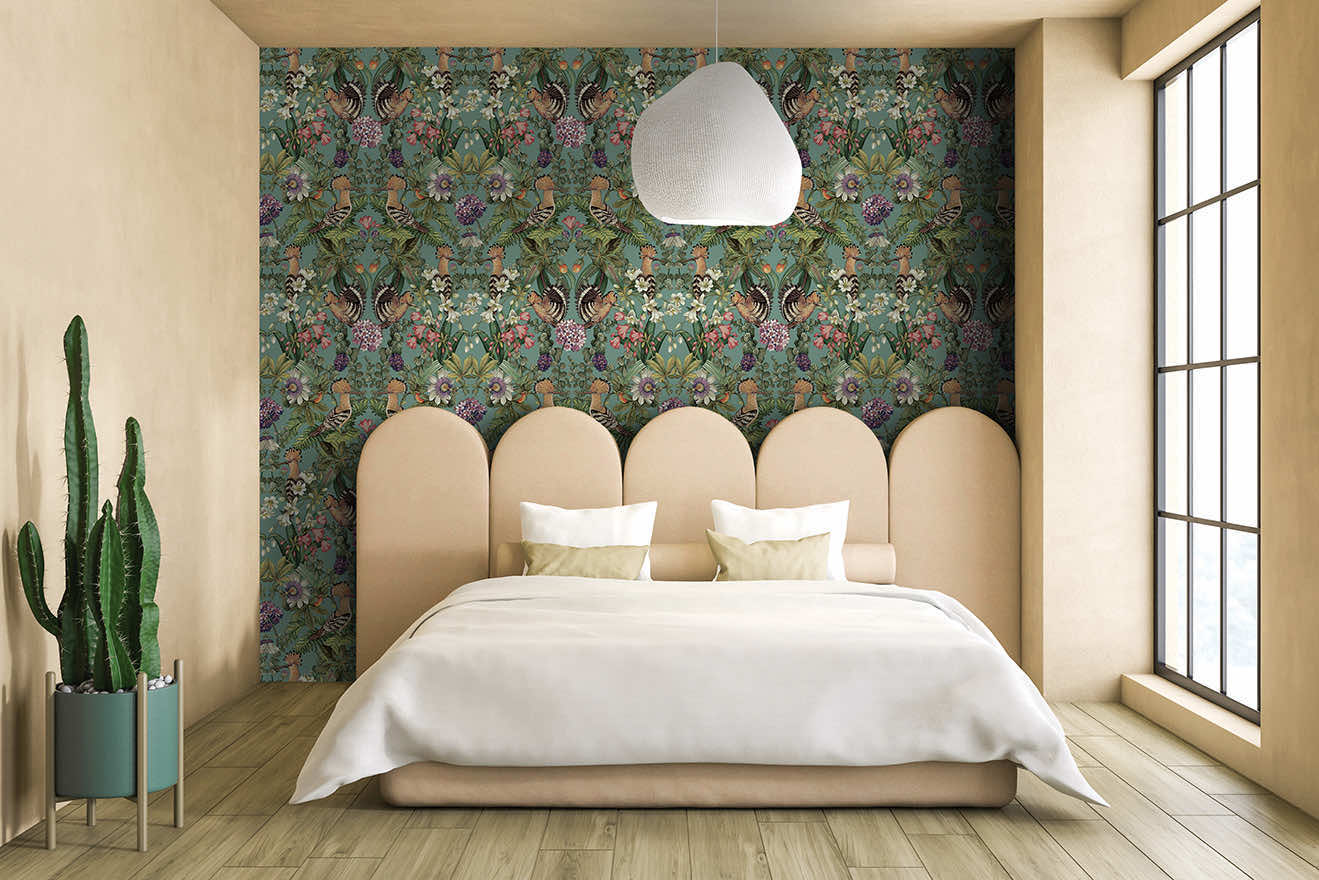 Marimo Wallpaper - Soft Teal - Holden Décor - 91563 - Premier Wallcovering