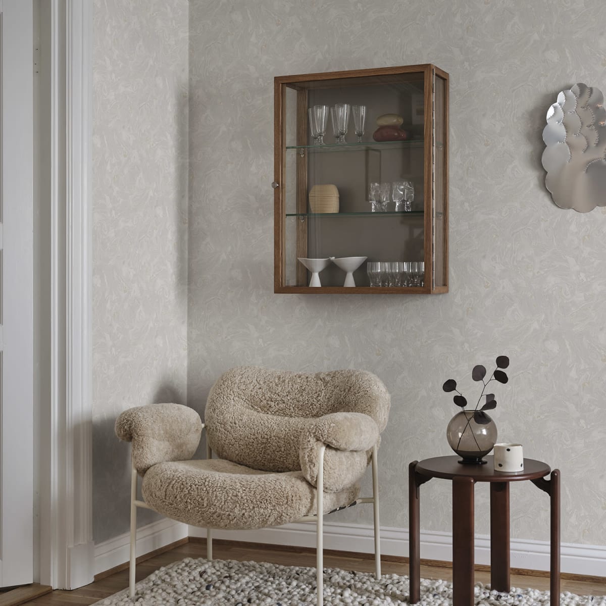 Marion Wallpaper - Gray - Sandberg - S10331 - Premier Wallcovering