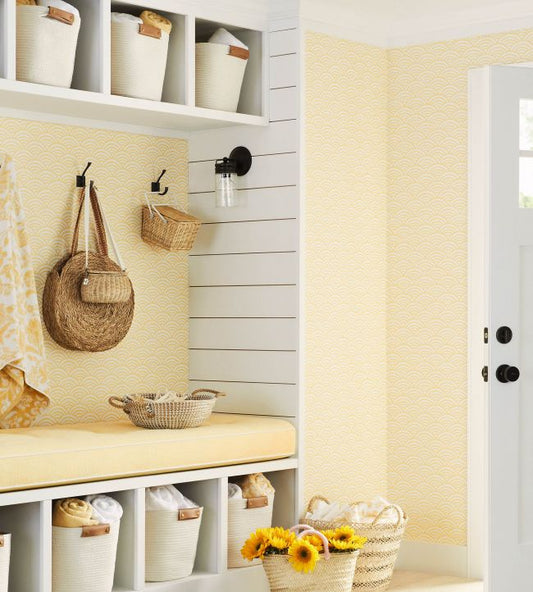 Maris Wallpaper - Beige - Thibaut - T13372 - Premier Wallcovering