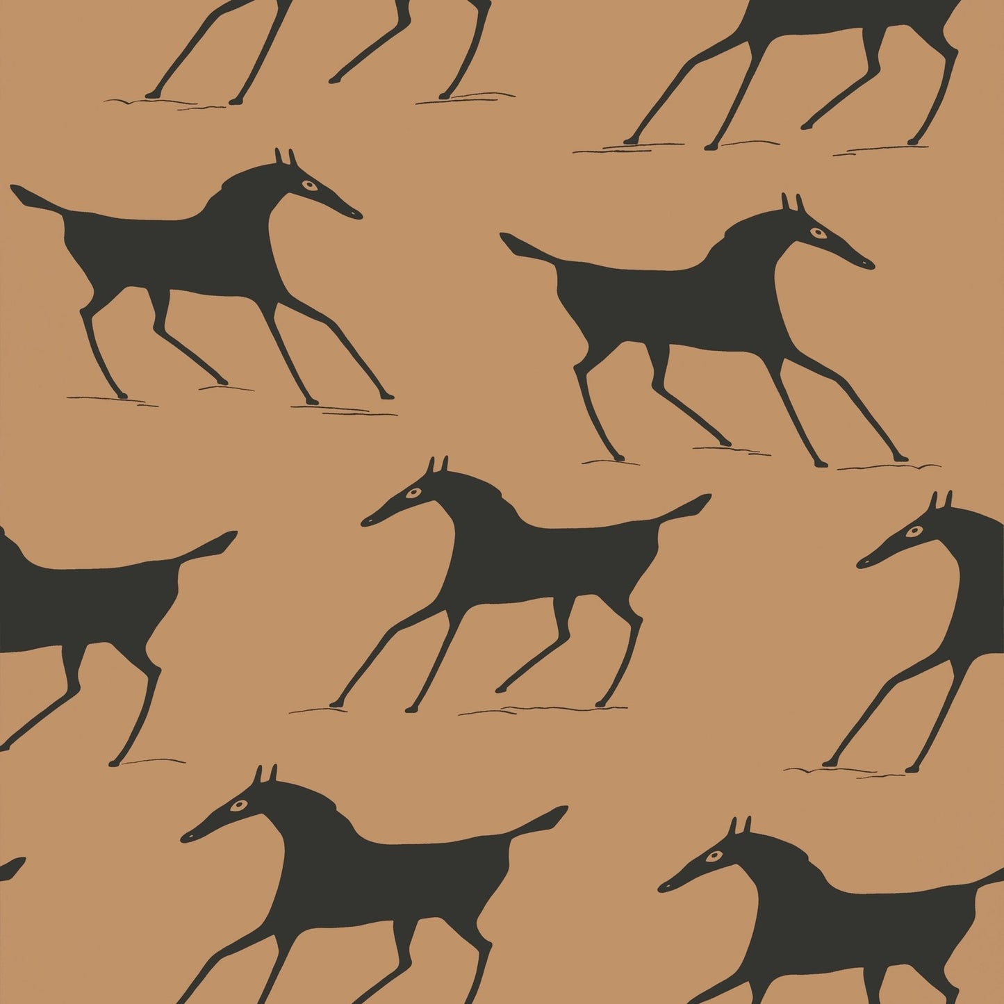Marlborough Downs Wallpaper - Clay - Thibaut - T13266 - Premier Wallcovering