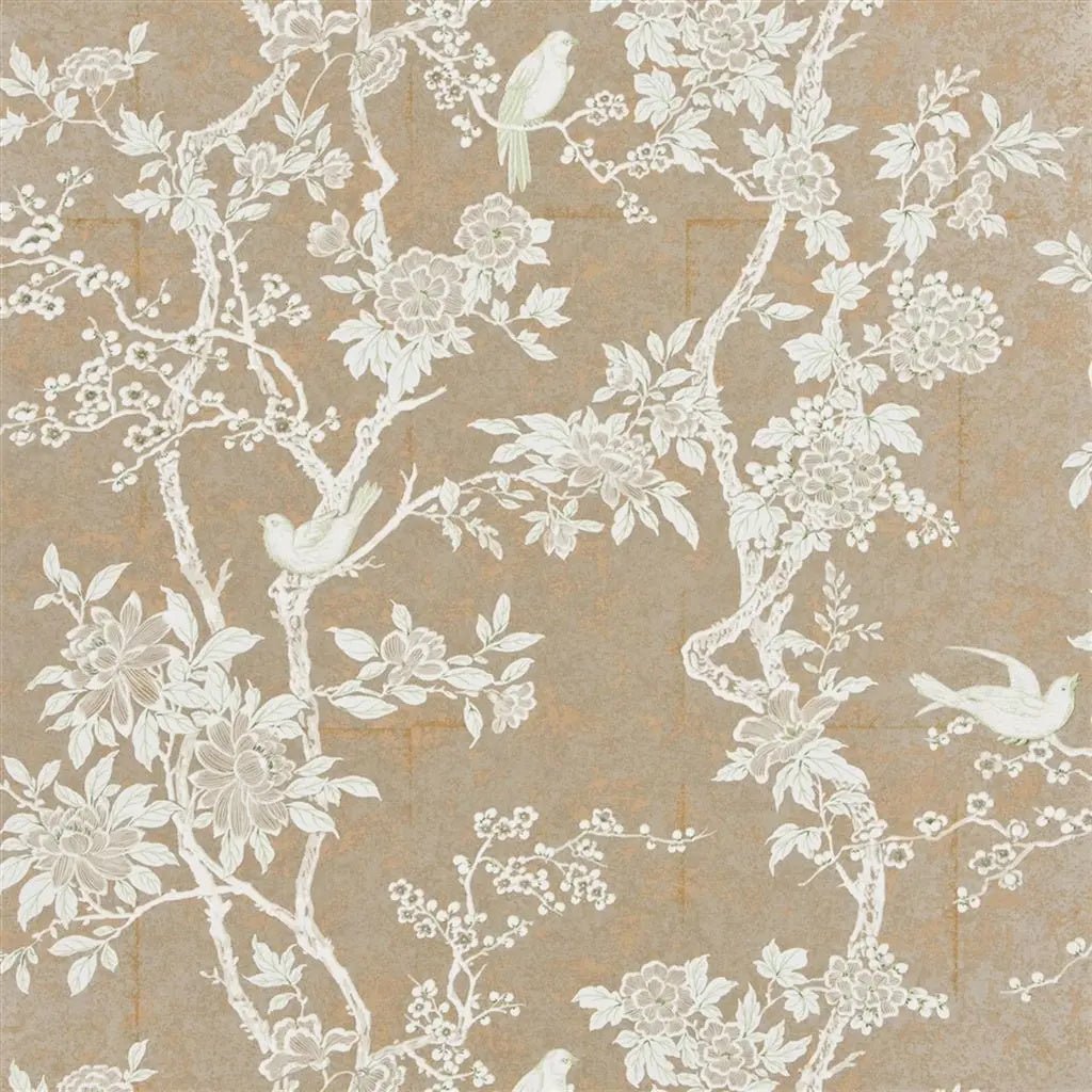 Marlowe Floral Wallpaper - Sterling - Ralph Lauren - PRL048/07 - Premier Wallcovering