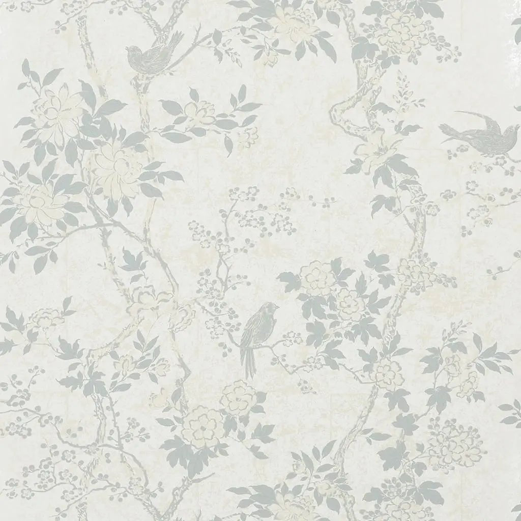 Marlowe Floral Wallpaper - Dove - Ralph Lauren - PRL048/08 - Premier Wallcovering
