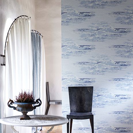 Marmara Wallpaper - Silver & Slate - Osborne & Little - W6756-03 - Premier Wallcovering