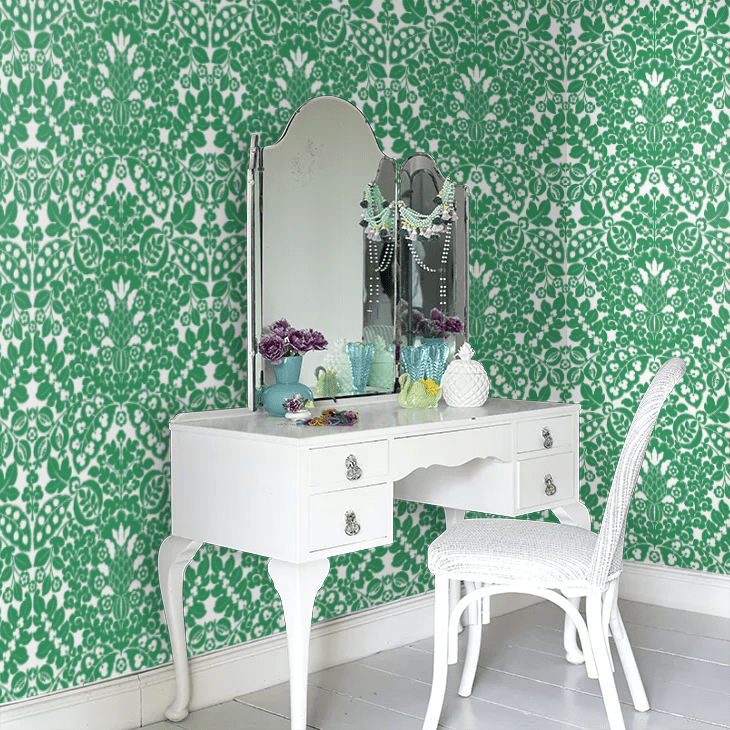 Marni Wallpaper - Green - A Street Prints - FD26333 - Premier Wallcovering