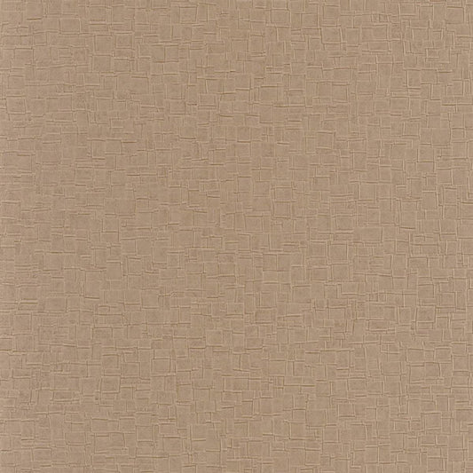 Maroquinerie Leathers Wallpaper - Brun Moka - Casadeco - 87142419 - Premier Wallcovering